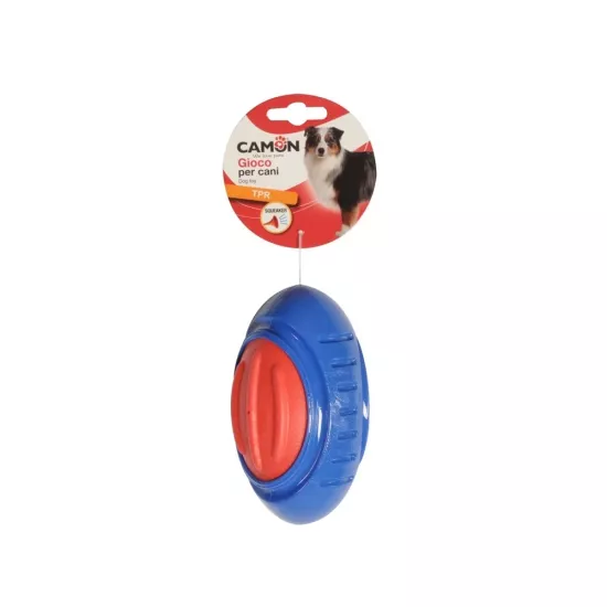 Camon Gıcırtılı TPR Rugby Köpek Topu 13 Cm