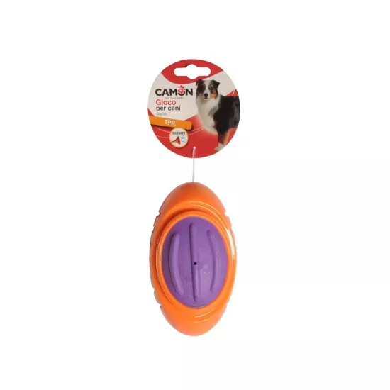 Camon Gıcırtılı TPR Rugby Köpek Topu 13 Cm