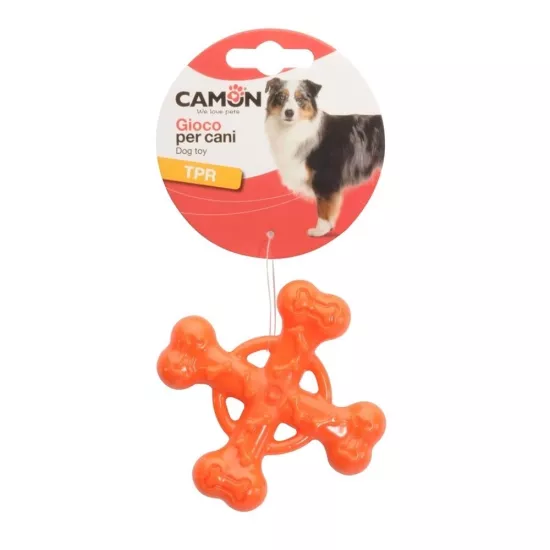 Camon Çapraz TPR Köpek Kemik Oyuncağı 12.5cm