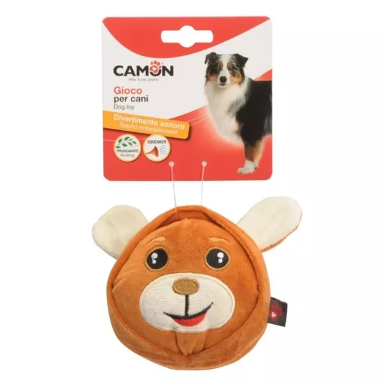 Polyester Hışırtılı ve Gıcırtılı Köpek Oyuncağı 10 Cm