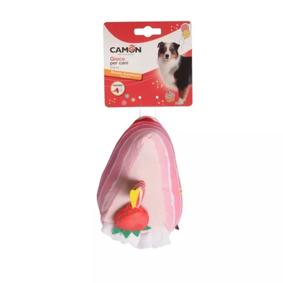 Camon Gıcırtılı Pasta Dilimi Köpek Oyuncağı 25cm