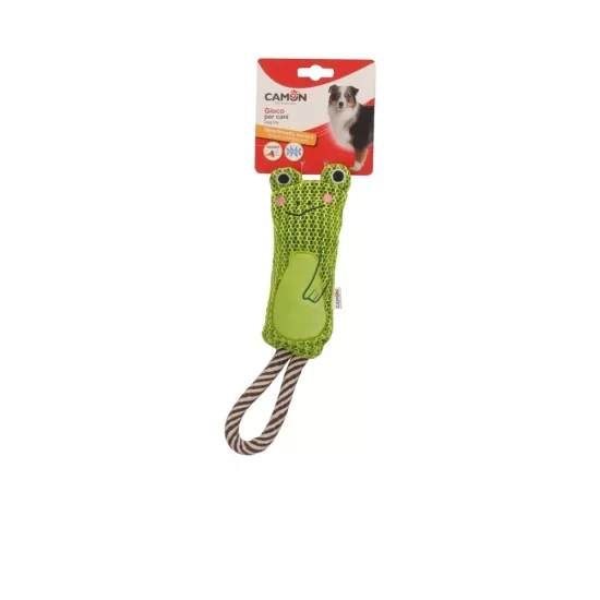 Camon İpli Hışırtılı Köpek Oyuncağı 30 Cm