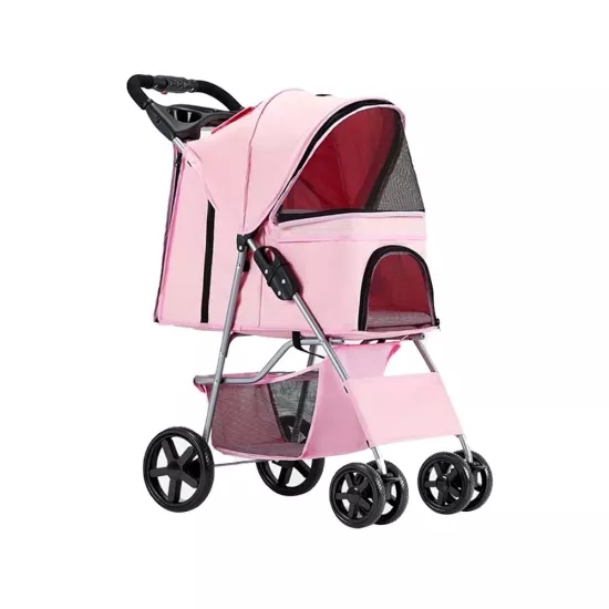 BY ONE HANDS KEDİ & KÖPEK TAŞIMA ARABASI DTC804-BABY PINK