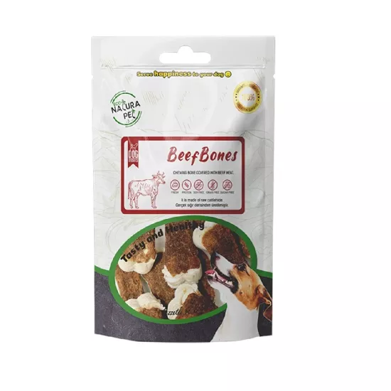 Eco Natura Pet Beef Bones - Biftek Kaplı Pres Kemik Köpek Ödülü 105 Gr