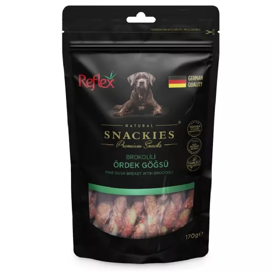 REFLEX SNACKIES BROKOLİLİ ÖRDEK GÖĞSÜ  170 G