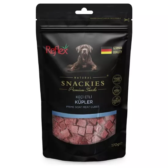 REFLEX SNACKIES KEÇİ ETLİ KÜPLER 170 G