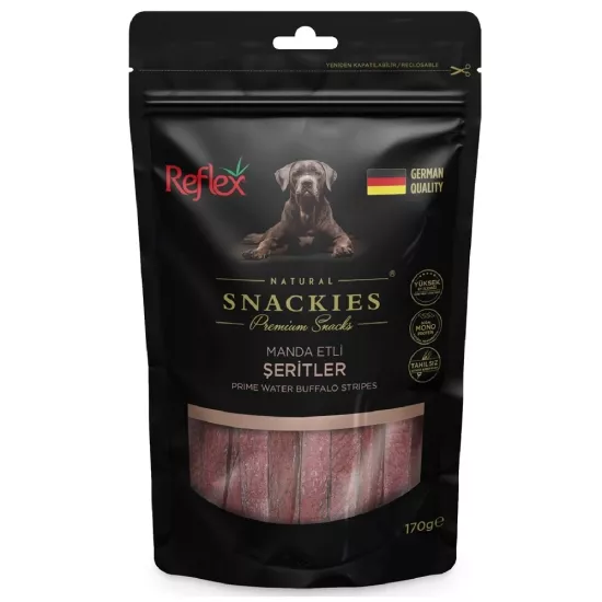 REFLEX SNACKIES MANDA ETLİ ŞERİTLER 170 G