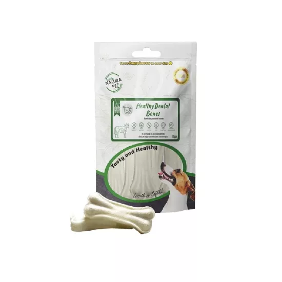 Eco Natura Pet Healty Dental Bones Beyaz Pres Kemik 8cm 6lı 120Gr