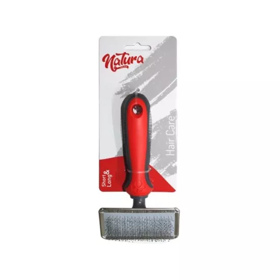 Natura Kedi Köpek İnce Uç Toplu Metal Çer. Fırça MK9503 Small