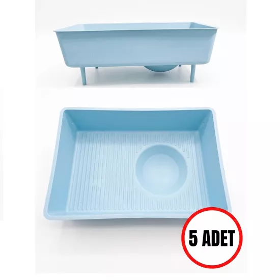 Muhabbet & Papağan Ayaklı Plastik Folluk 26x18x10 cm (5’li Paket)