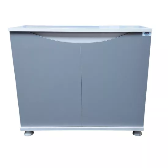 Kanki Pet 80 Cm MDF KP8045FGR Flex Gri Kapaklı Akvaryum Sehpası 80x45x69 cm