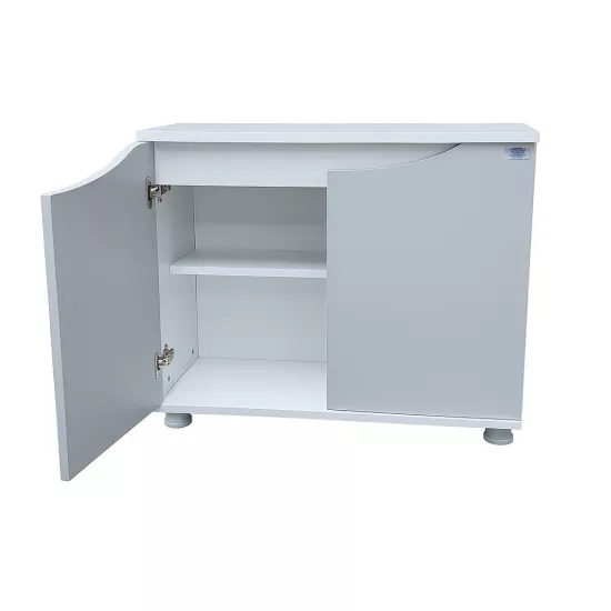 Kanki Pet 80 Cm MDF KP8028FGR Flex Gri Kapaklı Akvaryum Sehpası 80x28x69 cm