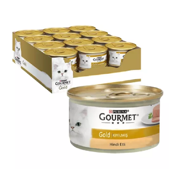 GOURMET GOLD KIYILMIŞ HİNDİLİ 85GR x 12 Adet
