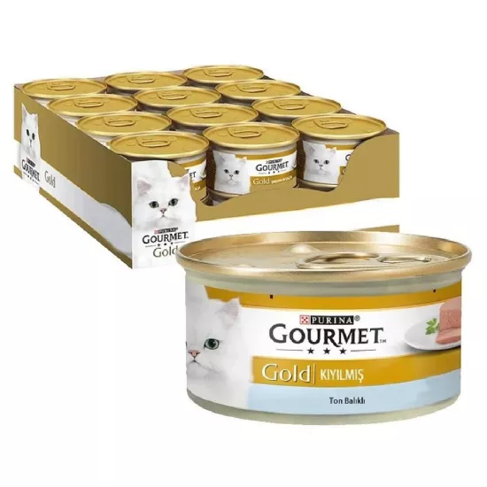 GOURMET GOLD KIYILMIŞ TON BALIKLI 85 Gr x 12 Adet