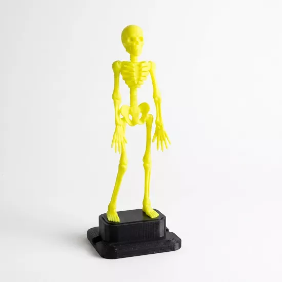 Sarı Dans Eden İskelet Akvaryum Hava Taşı 18,5 cm | 3D Akvaryum Dekoru