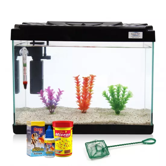 Kanki Pet KP5018 50 cm Siyah Set Akvaryum 26 Lt | Uygun Akvaryum Fiyatları