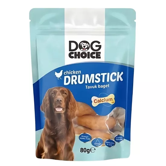 Dog Choice Tavuk Eti Sargılı Kalsiyum Baget Köpek Ödülü 80gr
