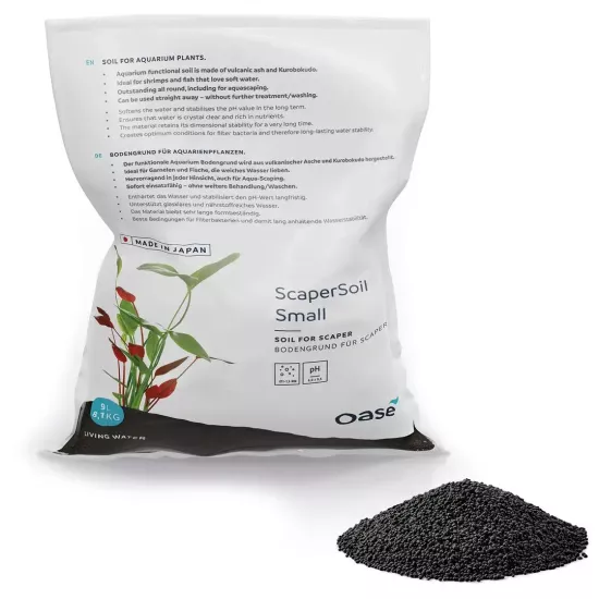 OASE ScaperLine Soil Small 9 lt Black Aktif Toprak
