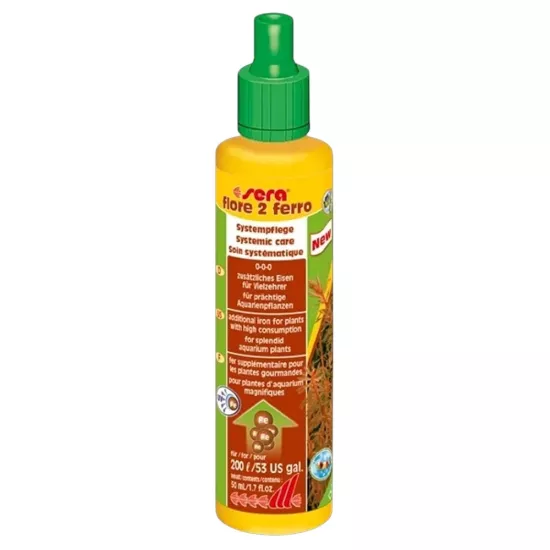 Sera Flore 2 Ferro 50 ml | Akvaryum Bitki Sıvı Demir Gübresi