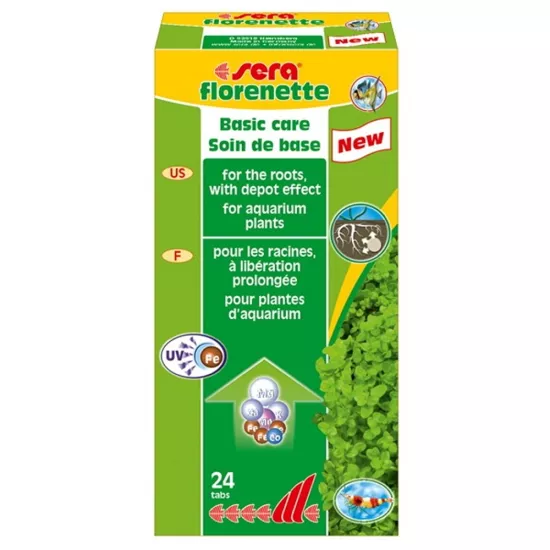 Sera Florenette A 24 Tablet | Akvaryum Bitki Kök Gübresi & Taban Besleyici