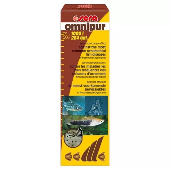Sera Omnipur A 50 ml - Tatlı Su Balıkları İçin Geniş Spektrumlu Bakım