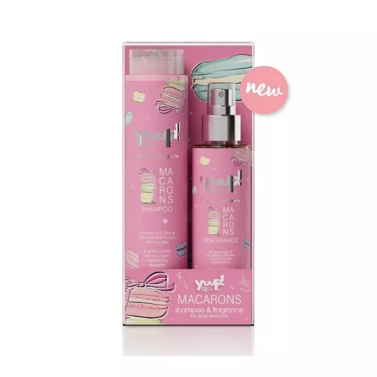 Yuup! Macarons Duo Kedi Köpek Şampuanı ve Parfüm Seti 250+150 ml