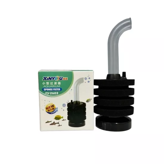 Xinyou XY-2603 Akvaryum Pipo Sünger Filtre - Yavru ve Karides İçin
