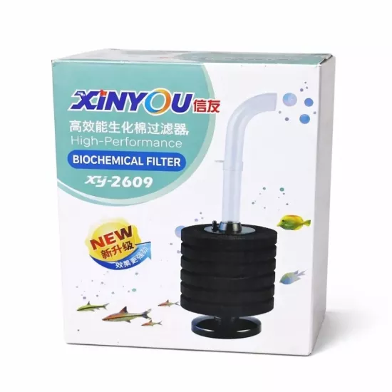 Xinyou XY-2609 Akvaryum Pipo Sünger Filtre - Tabanlı Üretim Filtresi