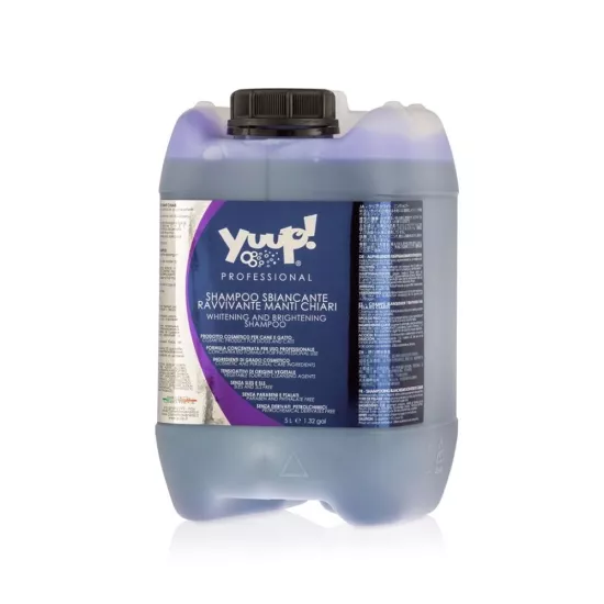 Yuup! Beyaz Tüylü Köpekler İçin Profesyonel Konsantre Şampuan 5 Litre