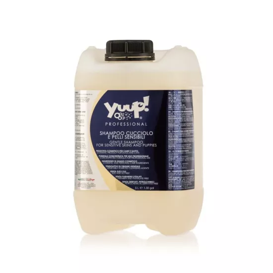 Yuup! Profesyonel Hassas Ciltler Ve Yavru Köpekler İçin 5 Litre Şampuan