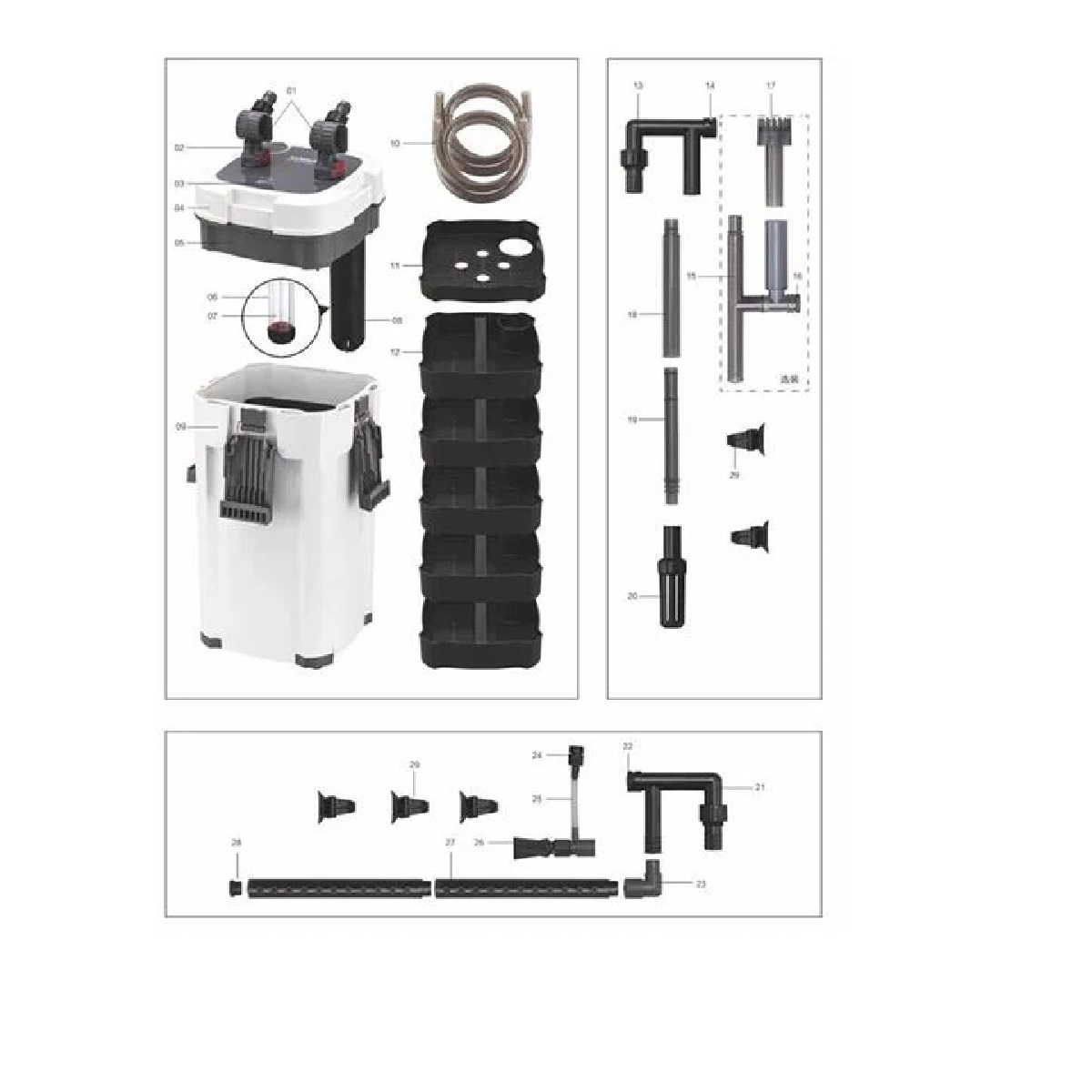 Sobo%20903F%20UV%20Lambalı%20Dış%20Filtre%209W%201000L/S