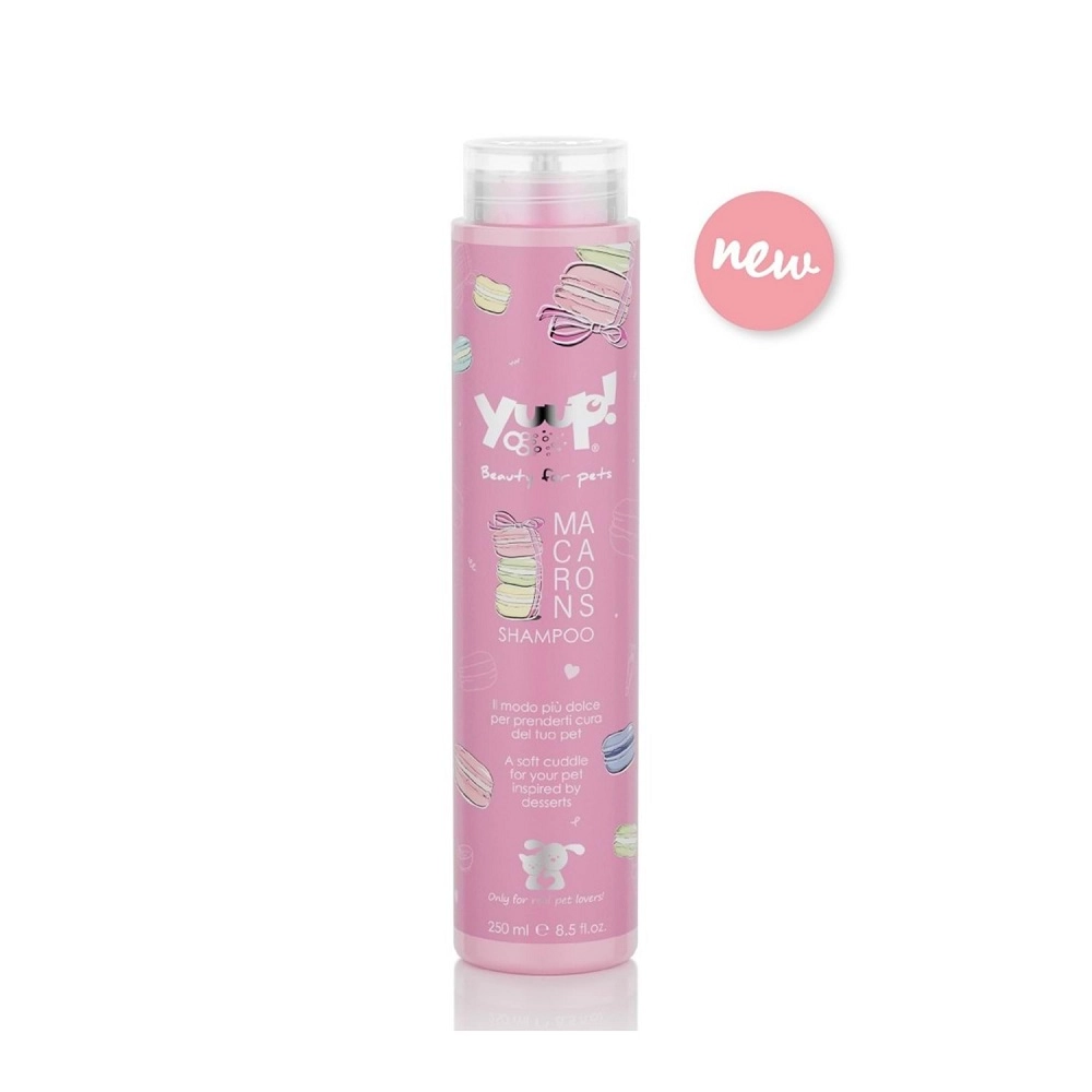 Yuup!%20Macarons%20Profesyonel%20Pet%20Şampuanı%20250%20ml%20-%20Kedi%20ve%20Köpekler%20İçin%20Nemlendirici%20ve%20Besleyici