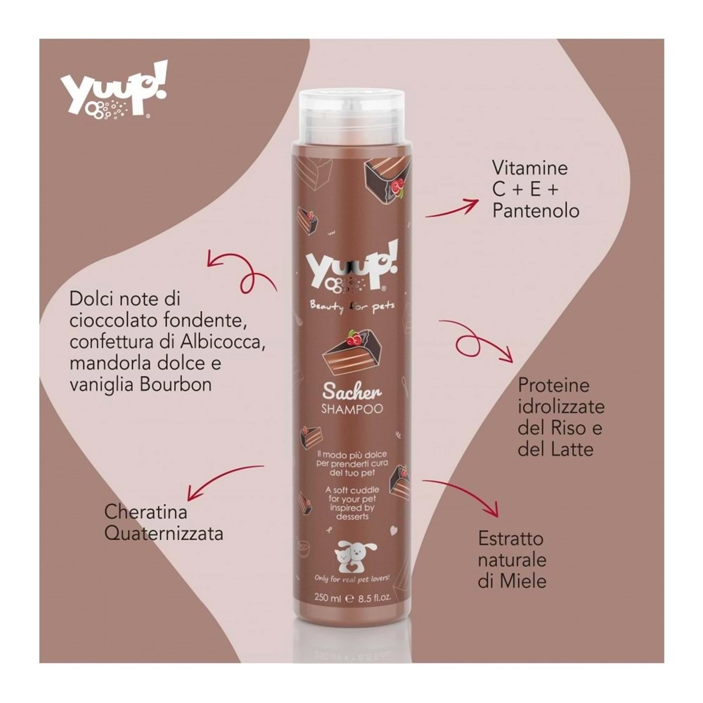 Yuup!%20Home-Sacher%20Köpek%20ve%20Kedi%20Şampuanı%20250%20ml%20-%20İtalyan%20Profesyonel%20Gurme%20Bakım%20Serisi