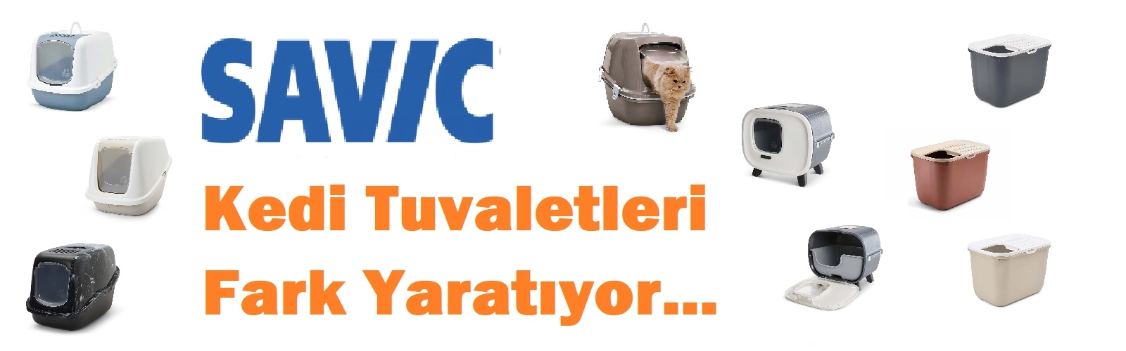 Savic Kapalı Kedi Tuvaletleri